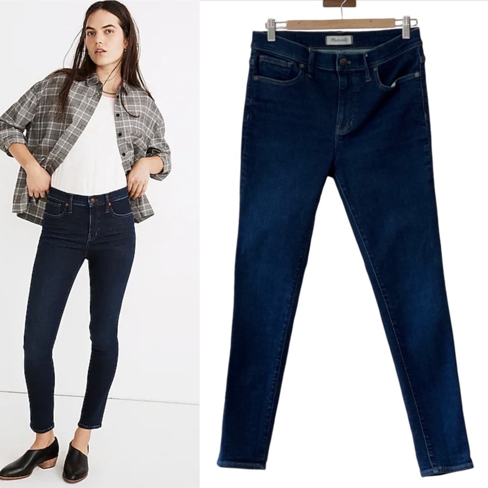 Madewell 9" Mid-Rise Skinny Jeans in Orland Wash TENCEL™ Denim Edition